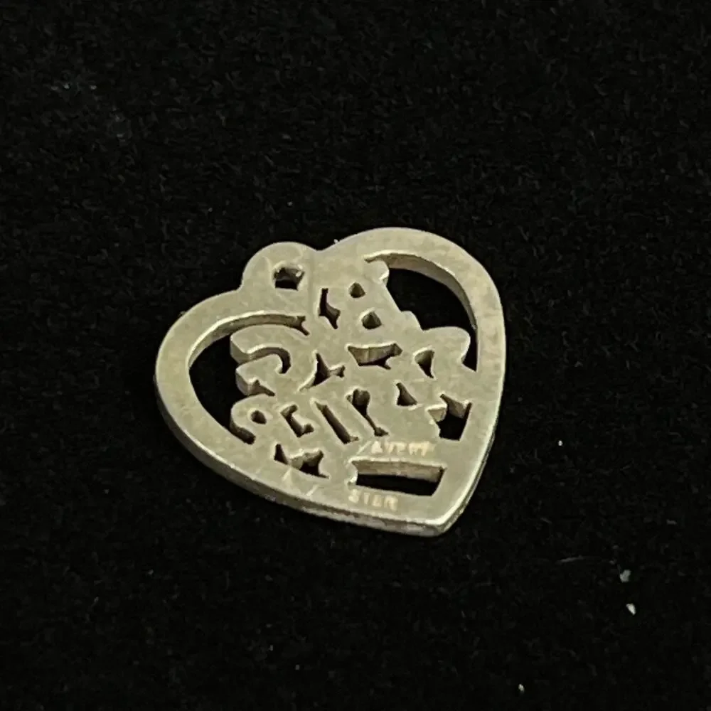 James Avery Sterling Silver Big Sister Heart Charm AVERY STER